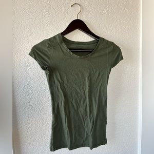 NOBO XS Green V-neck Top